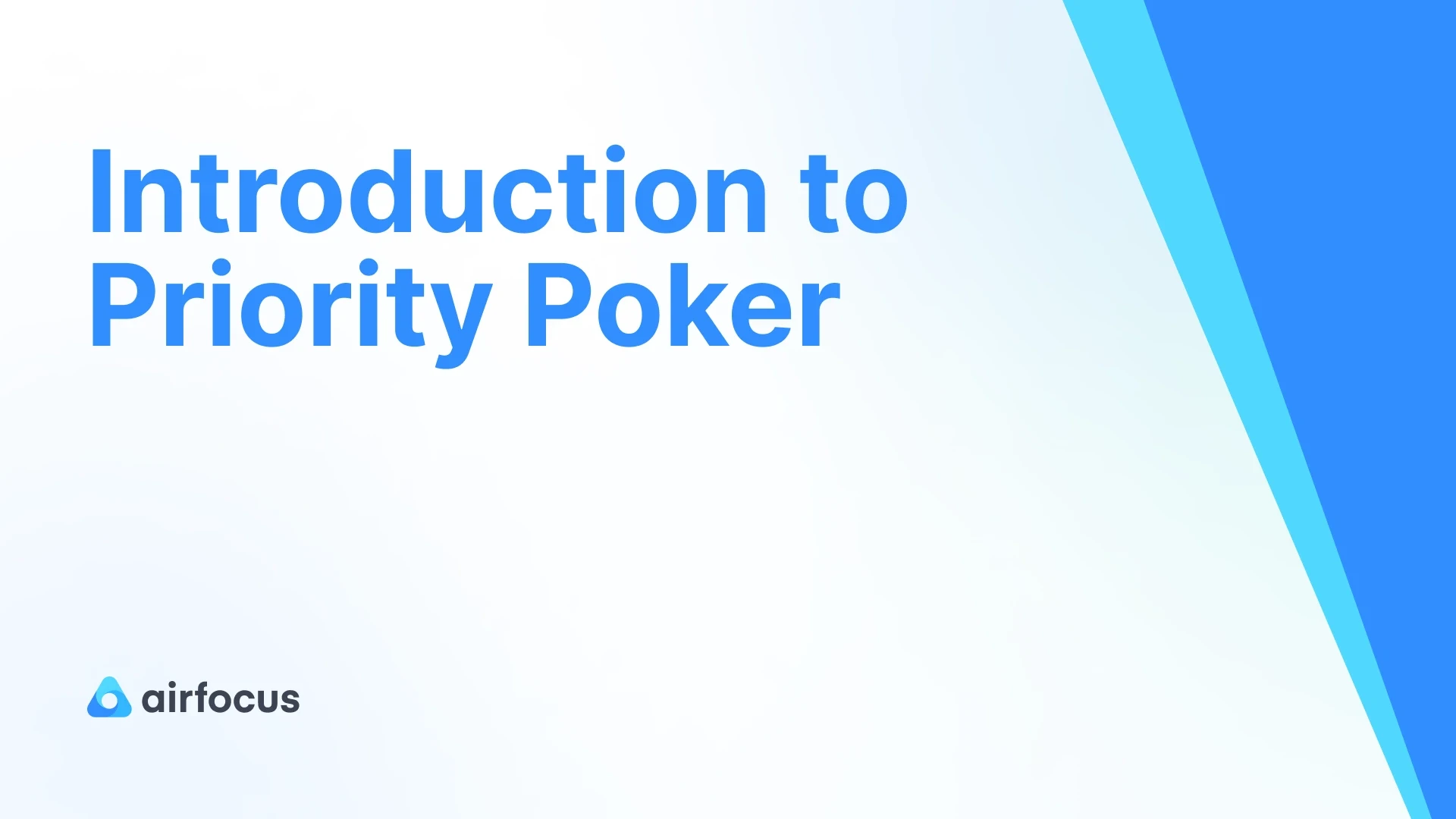 Introduction to Priority Poker