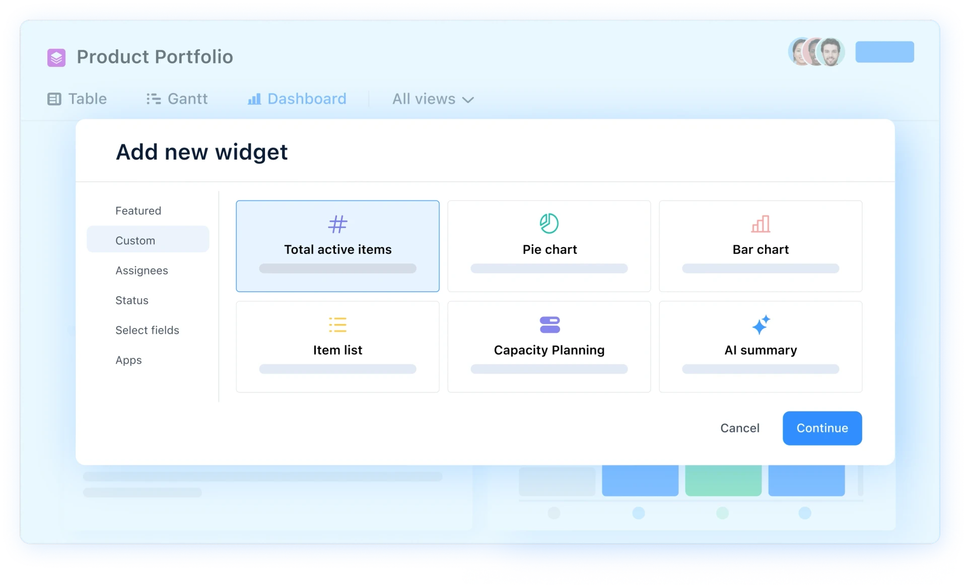 Powerful Dashboard views