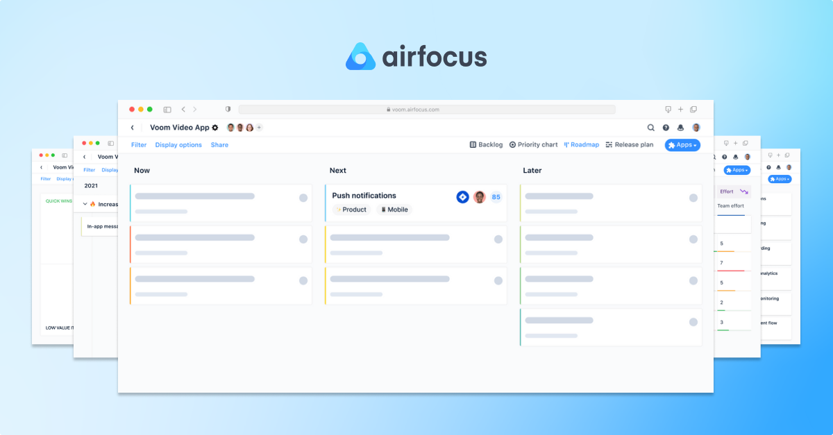 Outcome Based Roadmap Template | Airfocus